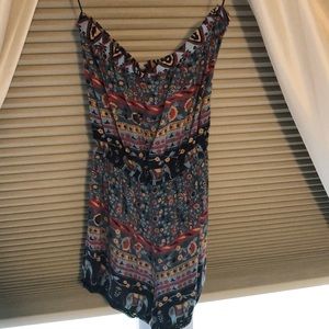 TRIBAL ELEPHANT PATTERN ROMPER